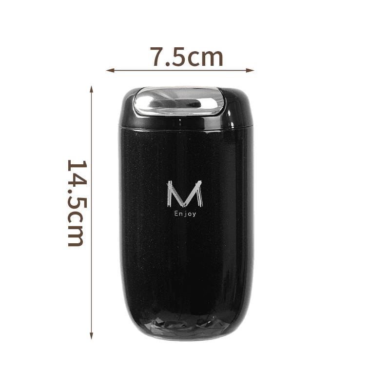 Black 316 Stainless Steel Coffee Tumbler - 350 ml Vacuum Insulated Travel