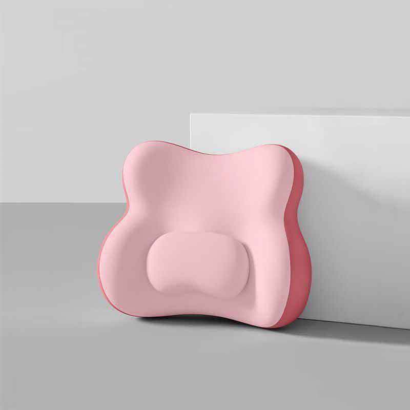 Sakura Pink Ergonomic Memory Foam Lumbar Support Cushion for Office Chair