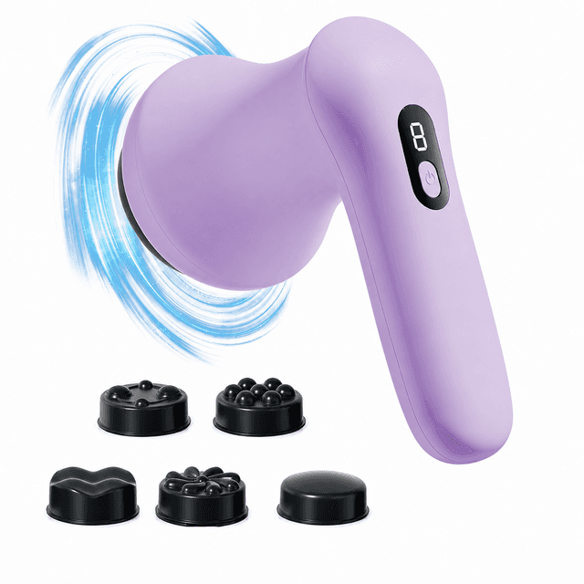 Purple Wireless Multi Function Fat Burning & Body Shaping Massager with 9