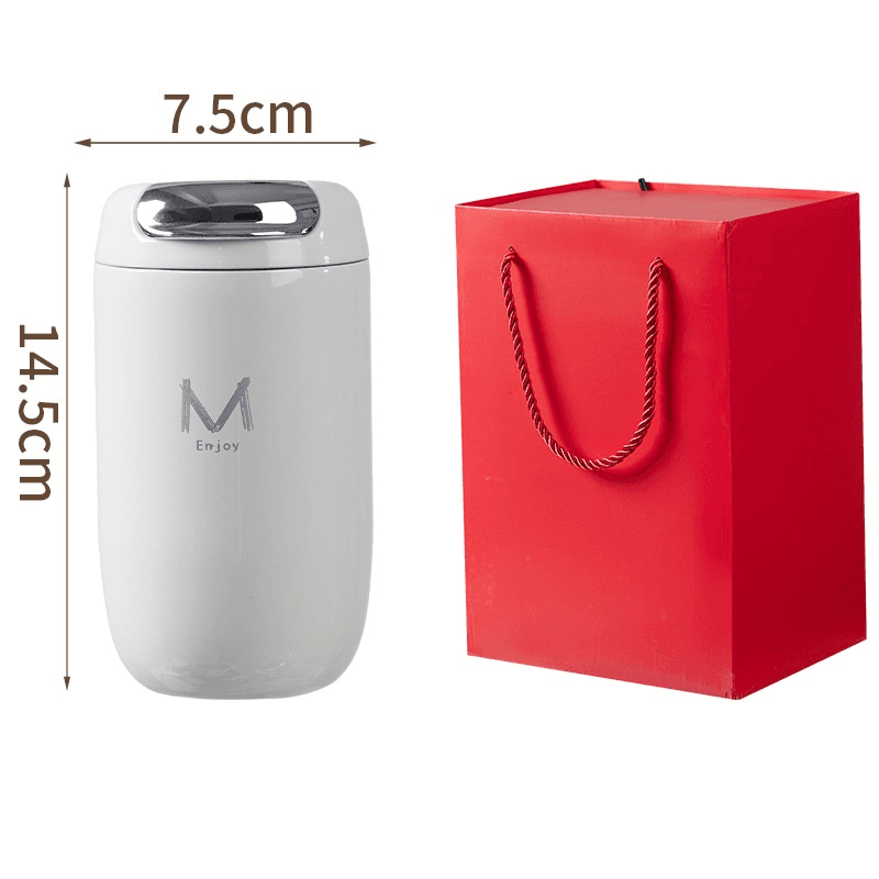 White Gift Box Set 316 Stainless Steel Coffee Tumbler - 350 ml Vacuum