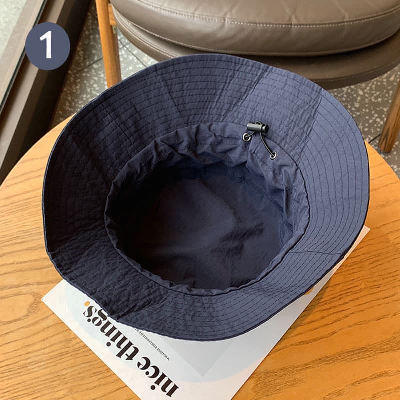 Khaki Packable Bucket Hat Unisex Wide Brim Foldable Sun - Khaki Unisex Wide