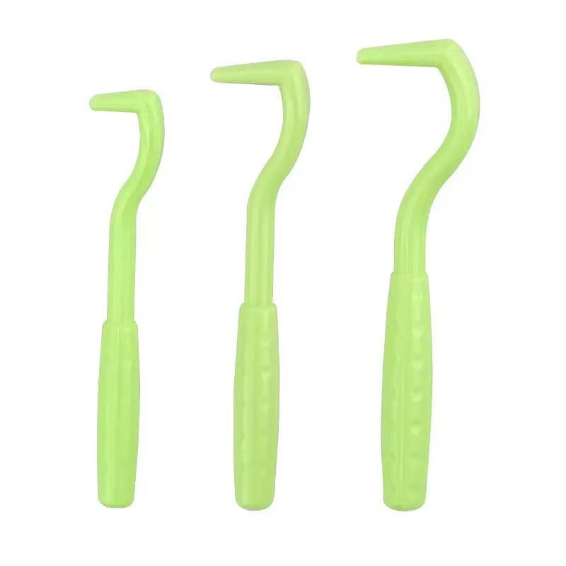 2-Pack Green Pet Tick Remover Tool Set - Small Medium Large Flea and Tick