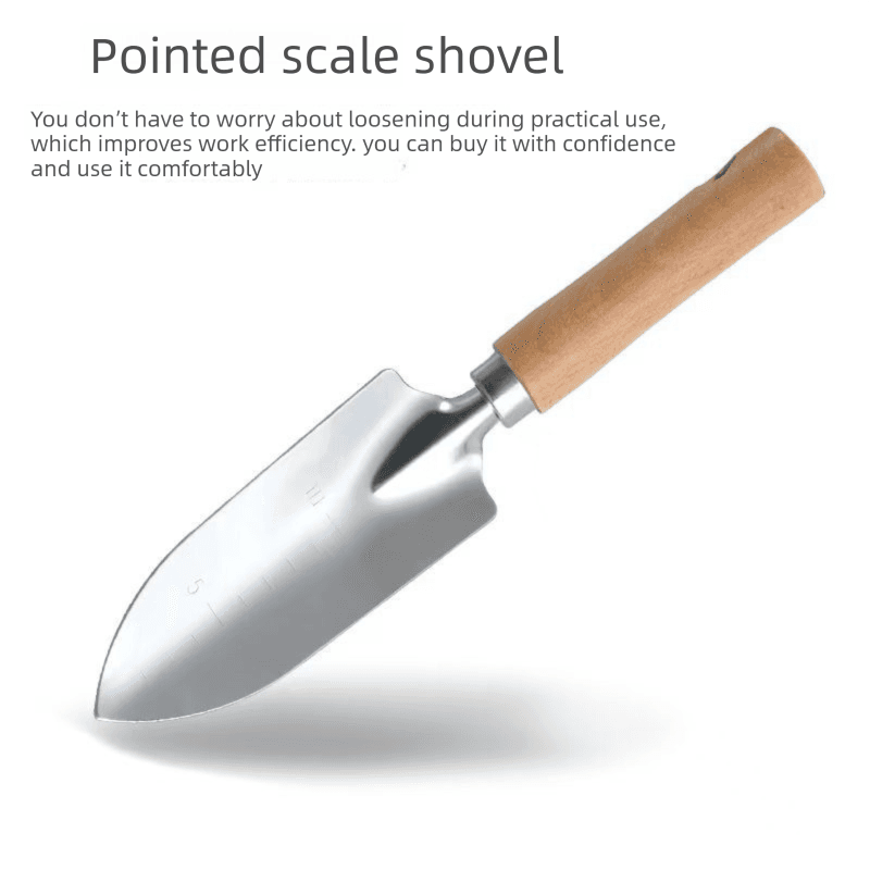 9-Piece Gardening Tool Set - Heavy Duty Stainless Steel with Beechwood