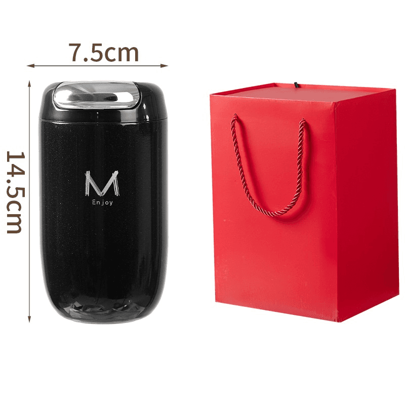 Black Gift Box Set 316 Stainless Steel Coffee Tumbler - 350 ml Vacuum