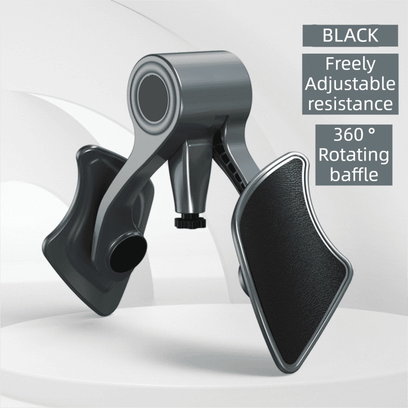 2-in-1 Black Kegel Trainer for Glute Lifting & Leg Toning - Adjustable