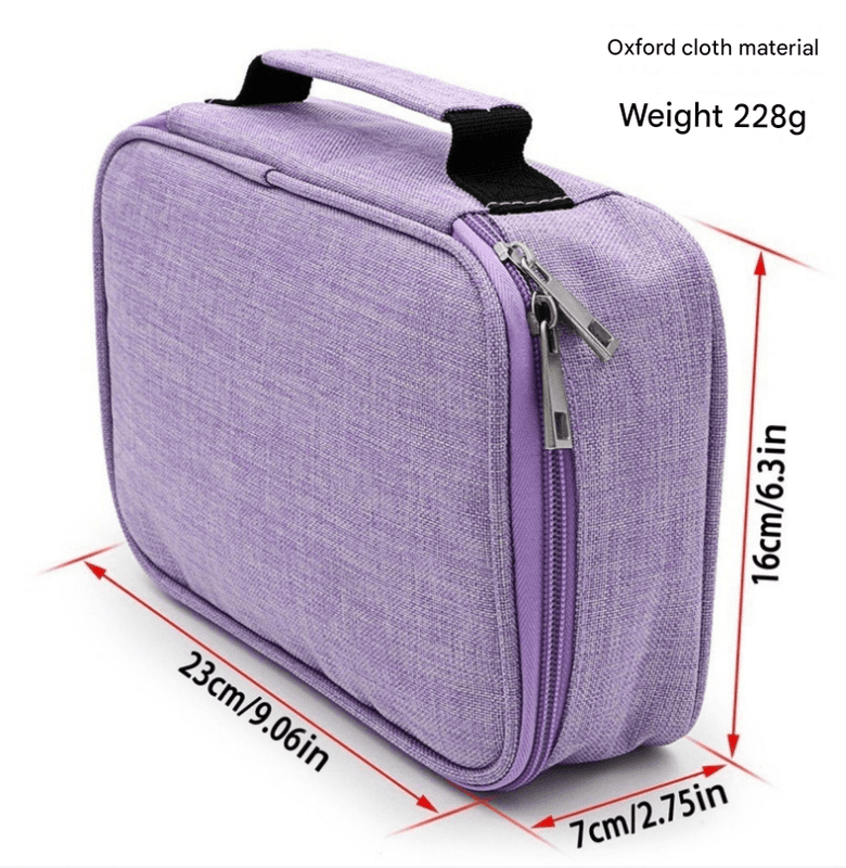 Grey Multi-functional Oxford Cloth Storage - 23 × 7 × 16 cm, 228g