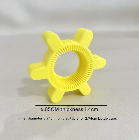20-Pack Yellow Easy Twist Bottle Cap Opener - Ergonomic Grip for Soda