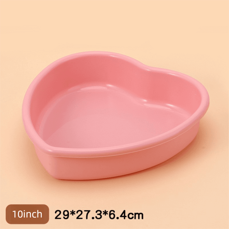 10 Inch Extra Large Heart Shaped Silicone Cake Mould - Pink - 29 cm