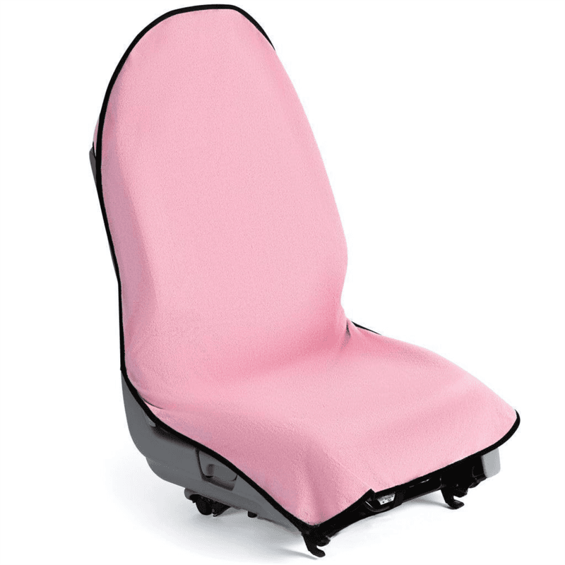 Pink Waterproof Towel Car Single Seat Cover - Universal Non-Slip