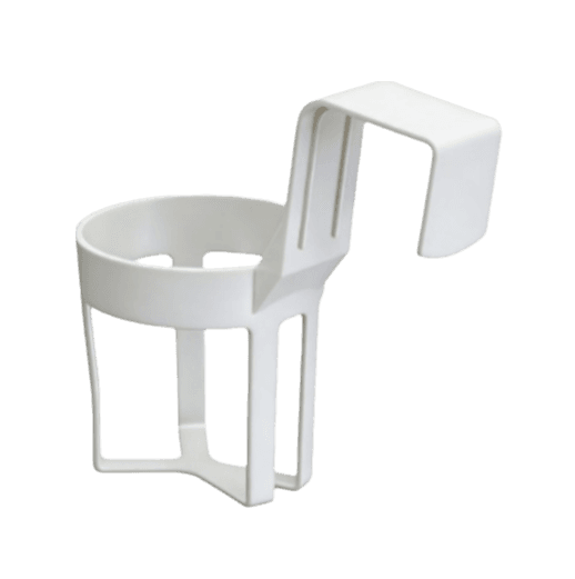 White Car Cup Holder - Universal Vehicle Drink Organizer - 4-Piece Set