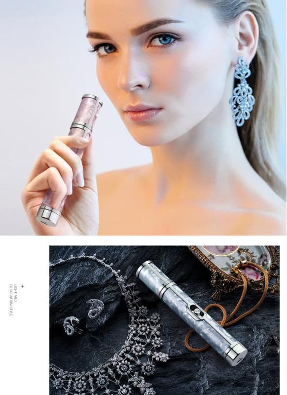 Grey Cordless Electric Nail Drill Pen - Professional Rechargeable Manicure