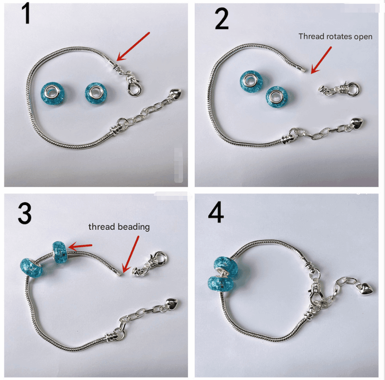 93 Piece DIY Charm Bracelet and Necklace Making Kit for Girls Creative
