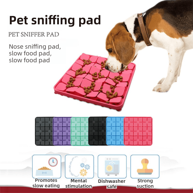 Green Food-Grade Silicone Pet Lick Mat for Perfect Distraction - 3D Textured