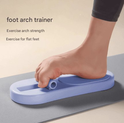 Blue Adjustable Foot Arch Trainer Toe Grip Exerciser Spring Resistance
