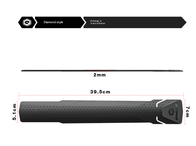 2-Piece Black Bicycle Frame Down Tube Protector Sticker - Anti-Scratch Guard