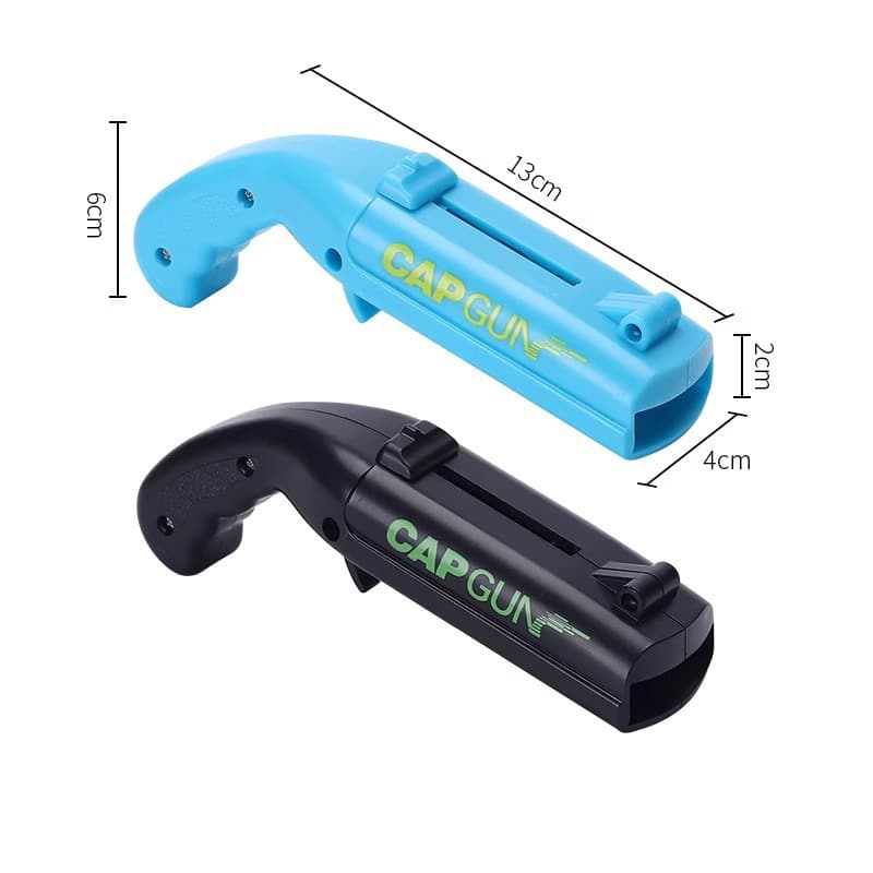 2-Pack balck and blue Fun Bottle Opener with Cap Ejection - Balck Blue