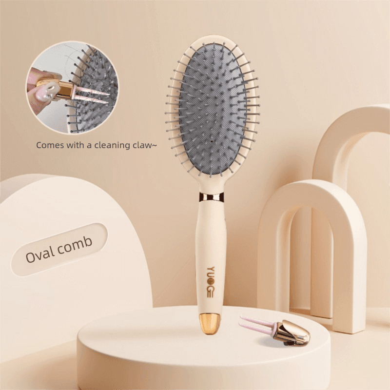 Oval comb Soft Touch Air Cushion Hair Brush with Built-in - Oval Cushion