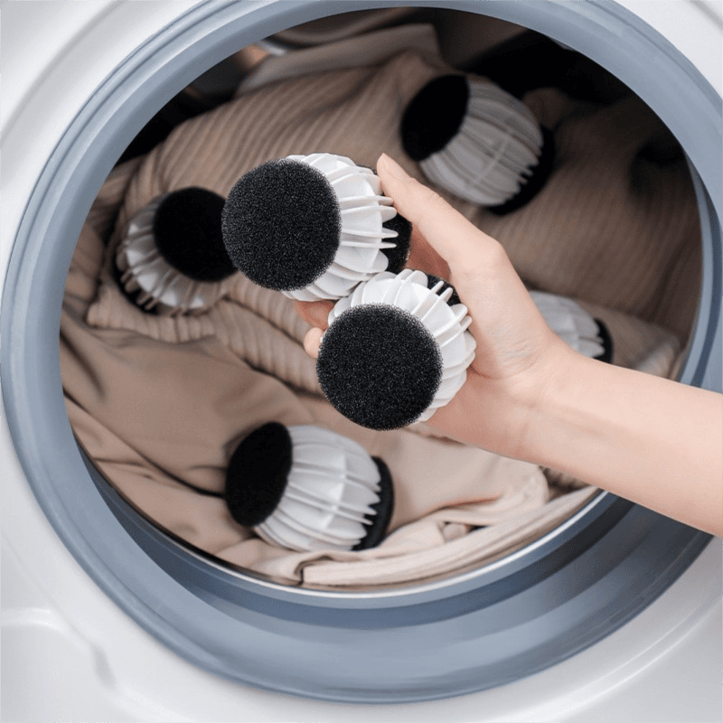 Magic Laundry Balls 4-Piece Set - Anti-Pilling Fuzzy Lint Remover