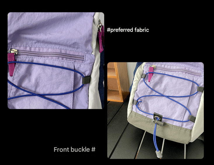 Green Mini Lightweight Drawstring Backpack for Women - Small Casual Travel