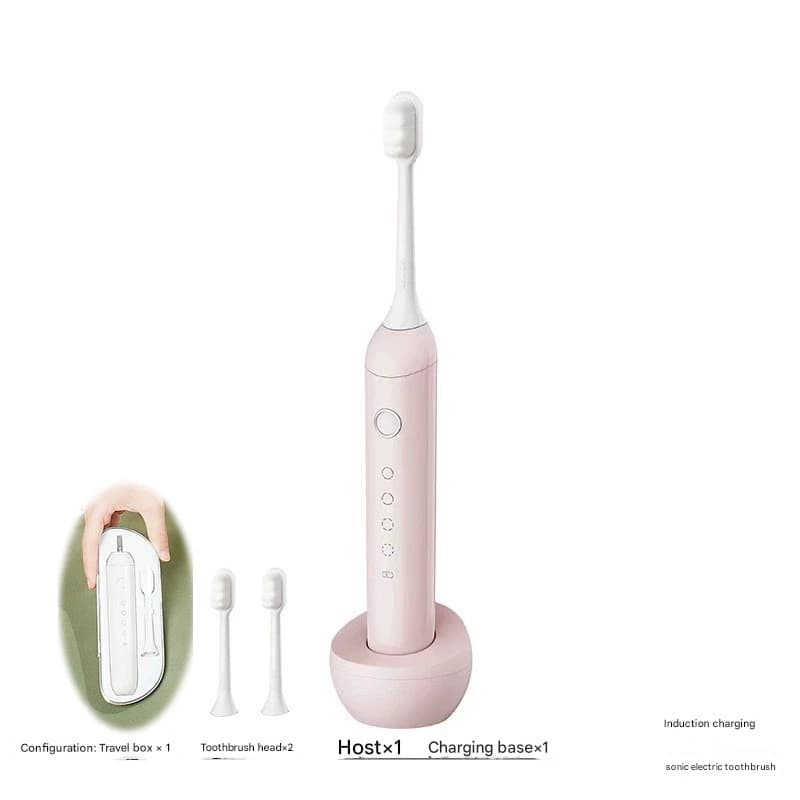 Sonic Electric Toothbrush with 31000 VPM, 4 Modes, 10000+ Soft - Pink