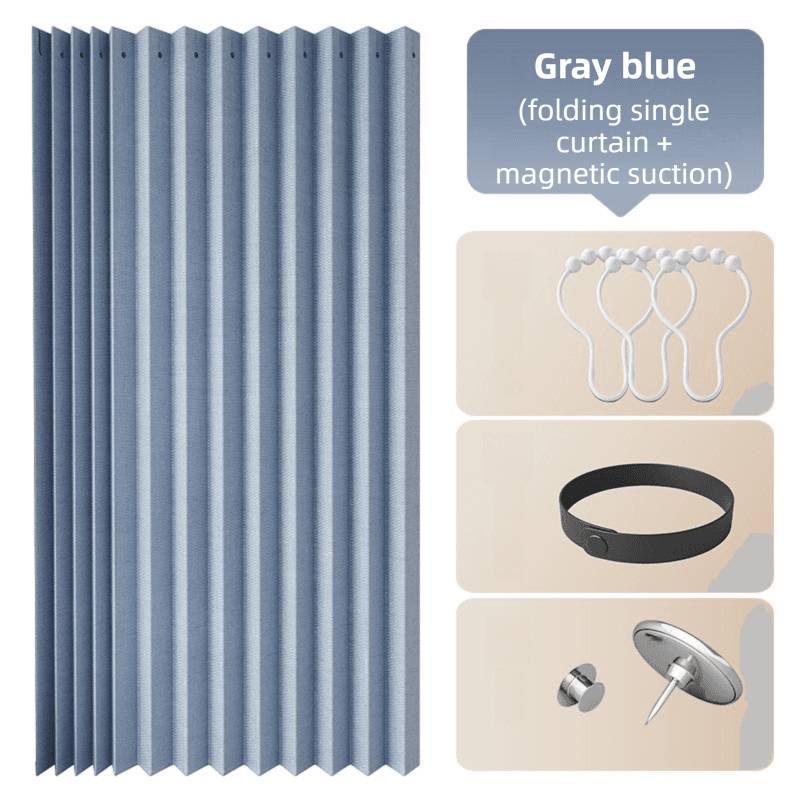 120 × 180 cm Gray Blue Linen-Look Dust Drill-Free - 120 Gray Blue