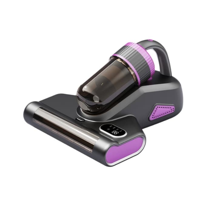 Purple Advanced Cordless UV-C Dust Mite Vacuum - Handheld Cleaner with Hot