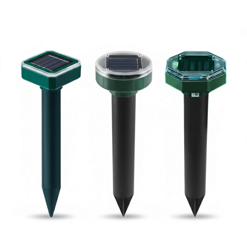 3-Piece Solar Sonic Snake & Rodent Repeller Stakes - Mixed Set