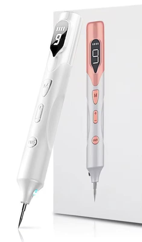 Professional 9-Level Skin Tag & Spot Remover Pen - USB Rechargeable - White