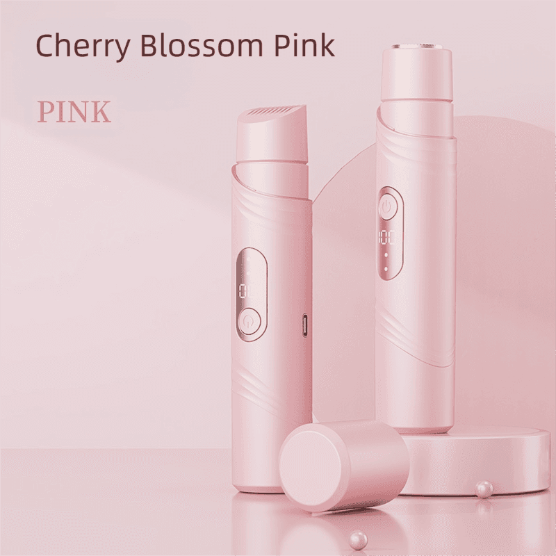 Pink Lectric Bikini Trimmer for Women, 1 Set Rechargeable 2 in 1 Body