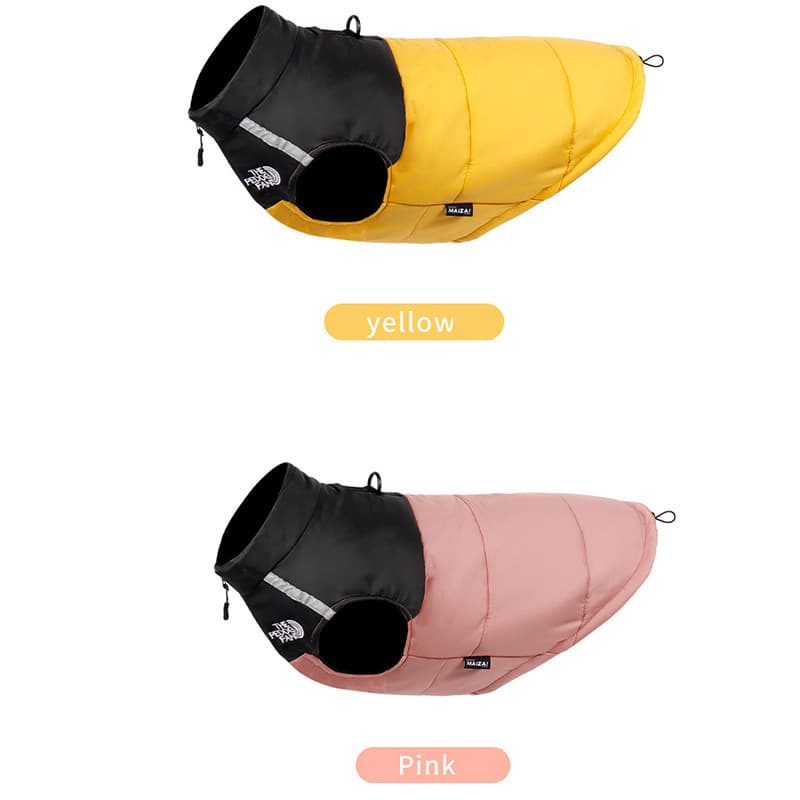 2-Pack (Pink + Yellow) -M Size - Warm, Thickened Winter - Leash Compatible