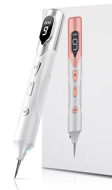 Professional 9-Level Skin Tag & Spot Remover Pen - USB Rechargeable - Silver