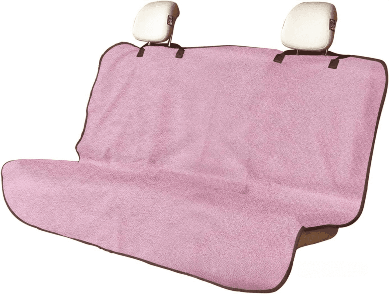 Pink Waterproof Towel Car Back Seat Cover - Universal Non-Slip