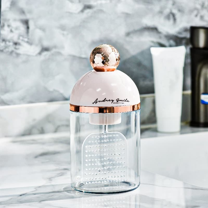 Electric Foaming Cleanser Maker - Rechargeable, Dense - Cherry Blossom Pink