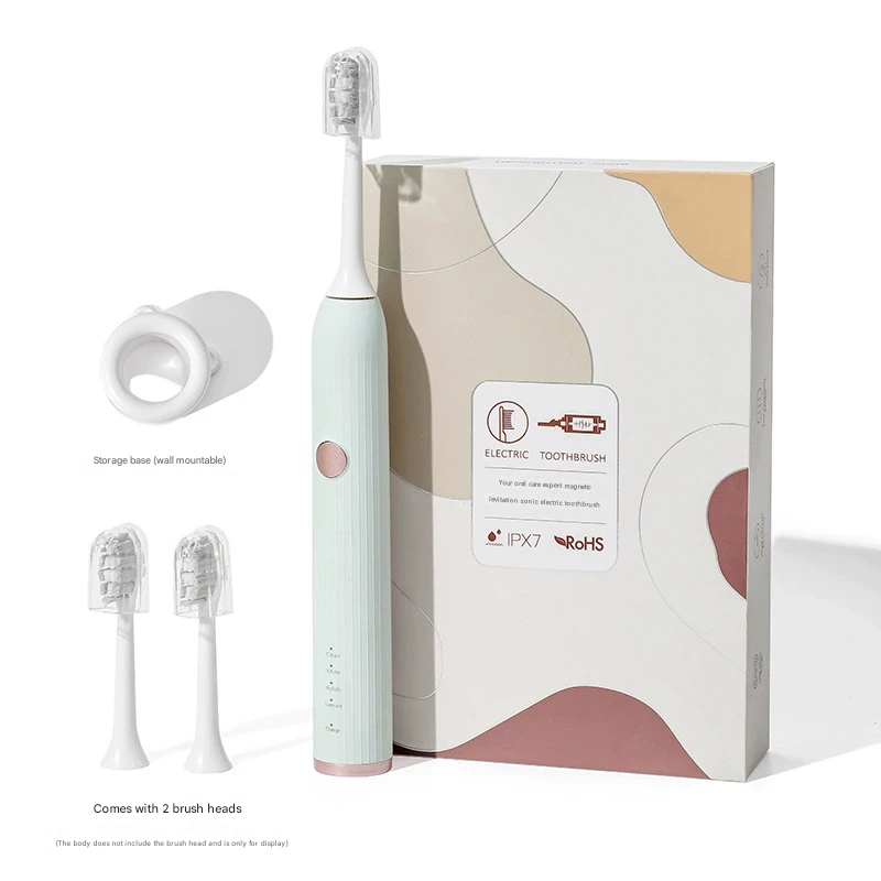 Advanced Sonic Electric Toothbrush - 8 Modes, Long Battery Life - Green