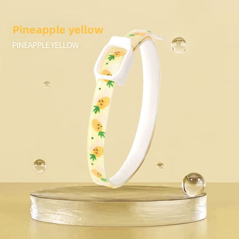 2-Pcs Yellow Pet Insect Repellent Collar with Plant-Based Essential - 36 cm