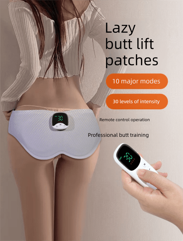 Electric Hip Trainer EMS Muscle Stimulator Buttock Lifting Belt with Remote