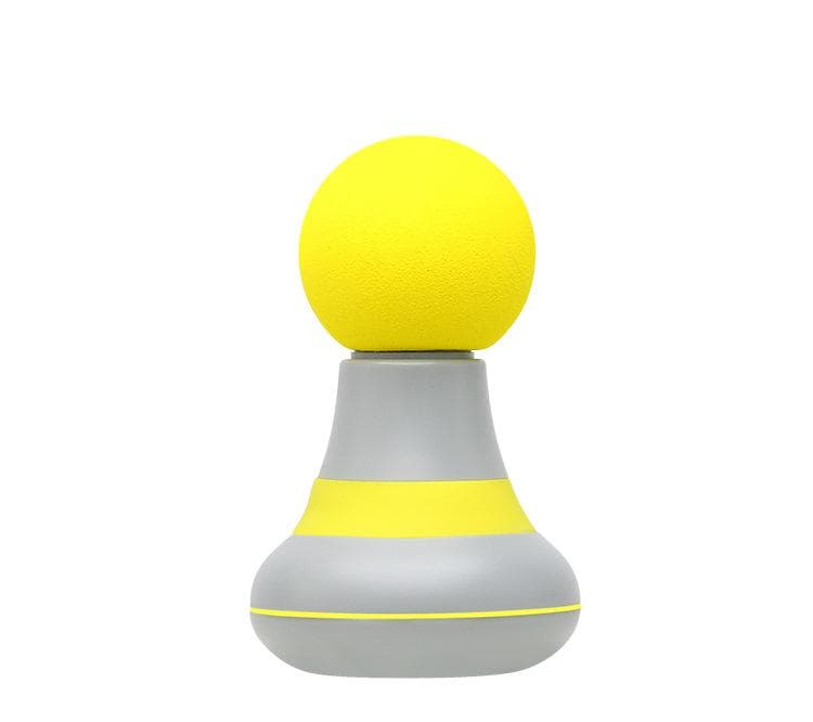 Mini Electric Fascia Massage Gun - Portable Deep Tissue Percussion - Yellow
