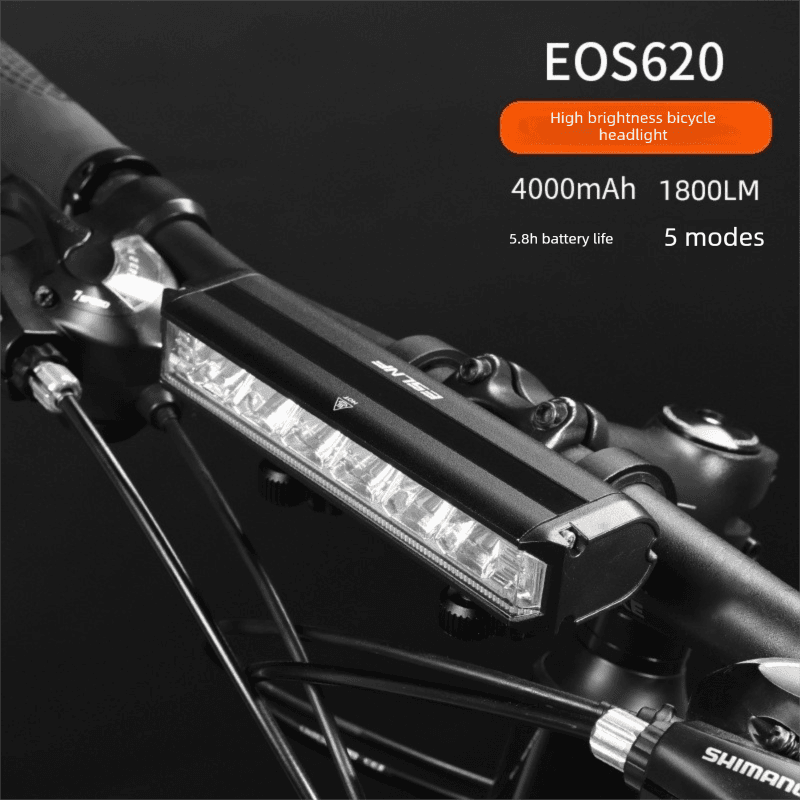 EOS620 1800 Lumen High Power Bike Light with Stable Dual Bracket Mount