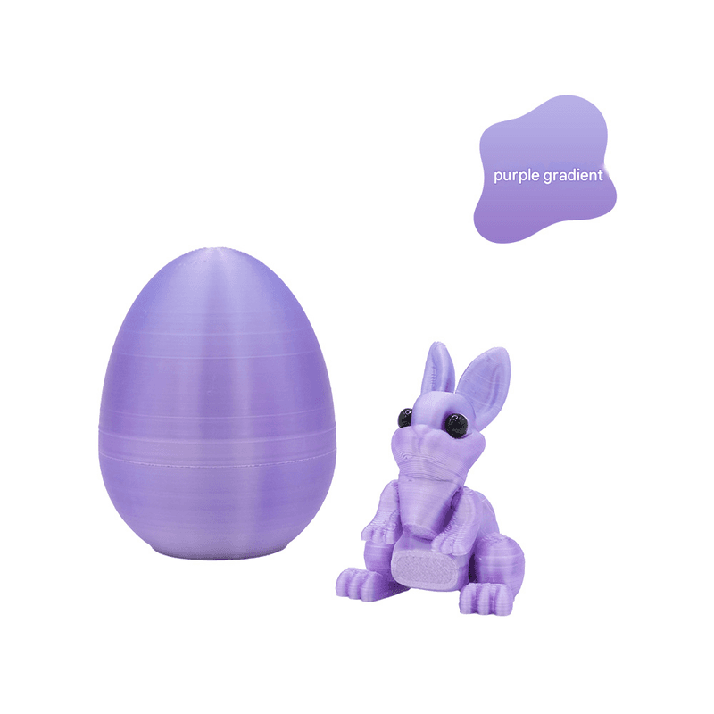 3-Piece Purple gradient Easter Surprise Egg Set - Identical Interactive