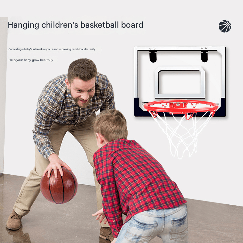 Indoor Mini Basketball Hoop Foldable Over The Door Basketball Set