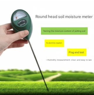 2-Piece Green Soil Moisture Meter - Accurate Plant Water Monitor for Garden