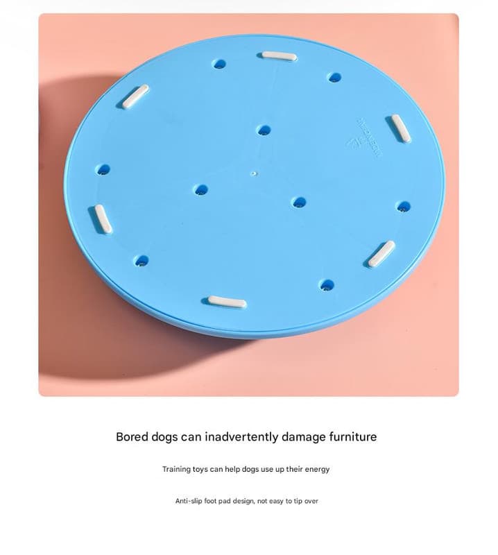 Interactive Dog Puzzle Feeder Toy - IQ Training & Slow Feeder - Blue
