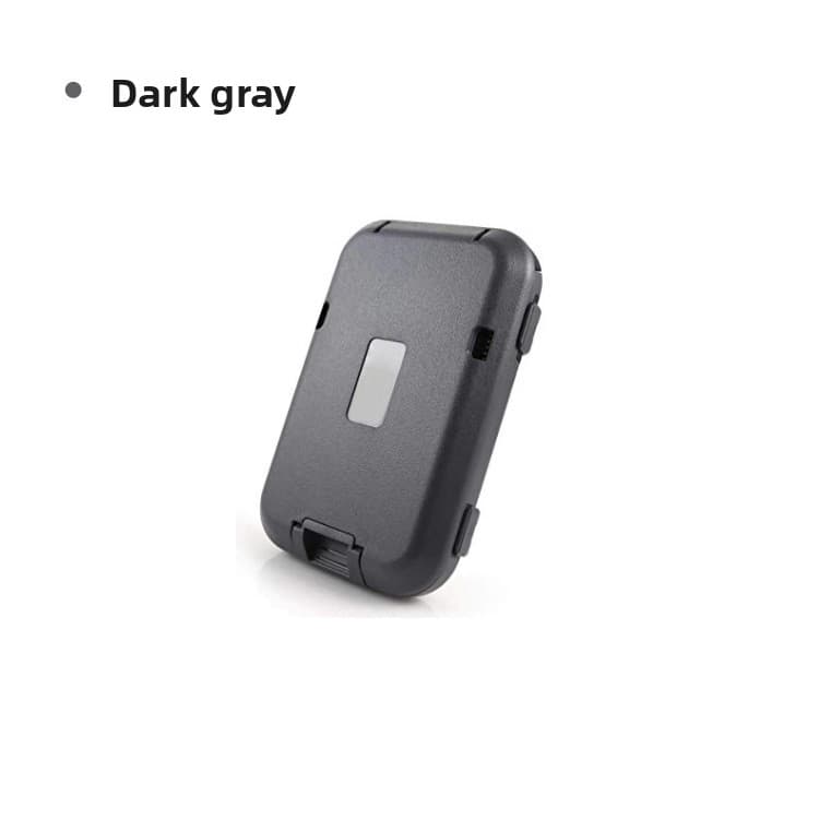 Dark grey RFID Blocking Aluminium Card Holder Wallet Waterproof Hard Shell