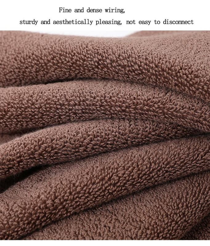 Combed Cotton Towel Collection - Highly Absorbent, Soft & for Bath - Beige