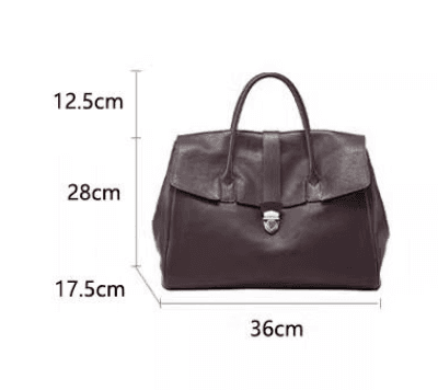Sophisticated Ladies' Briefcase Tote Bag - High-End - 36 × 17.5 × 28 cm