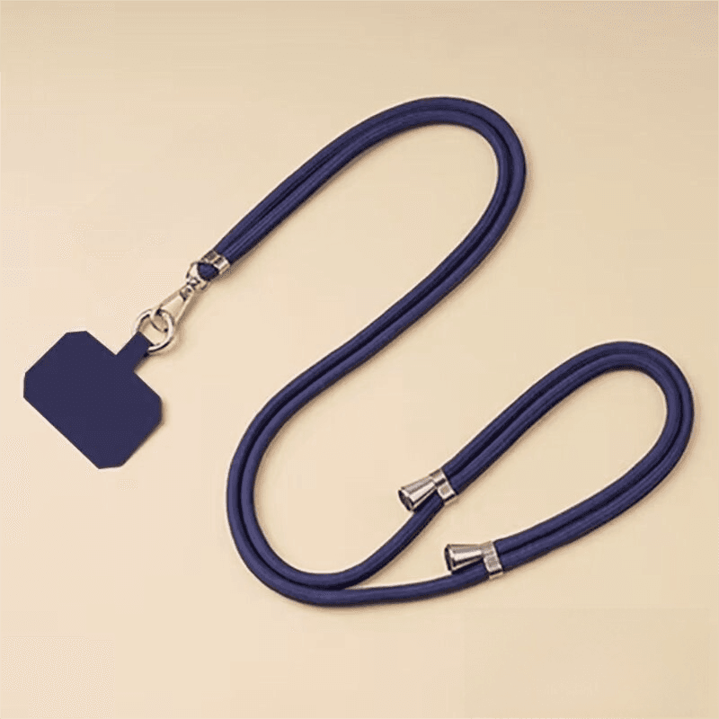 3-Pack Adjustable Blue Crossbody Phone Lanyards - Dual Wear Modes, Two-Ways