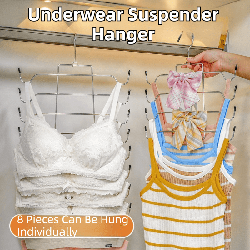 2-Pack Vertical Layered Bra and Lingerie Organiser Hanger