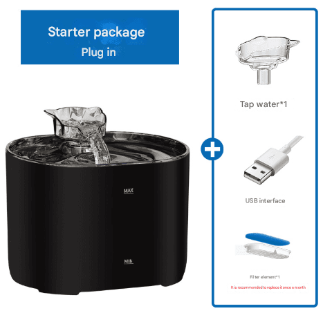 FT666 Introductory Version Automatic Pet Drinking Fountain for Cats & Dogs