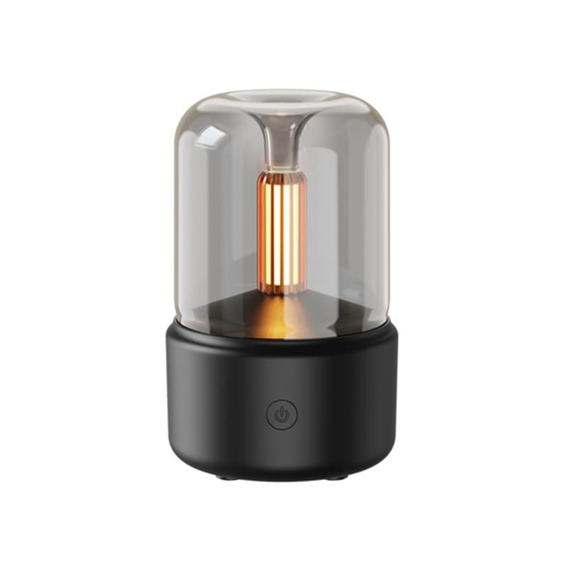 Black Creative Candleligh Aromatherapy Diffuser USB Desktop Ambient Candle