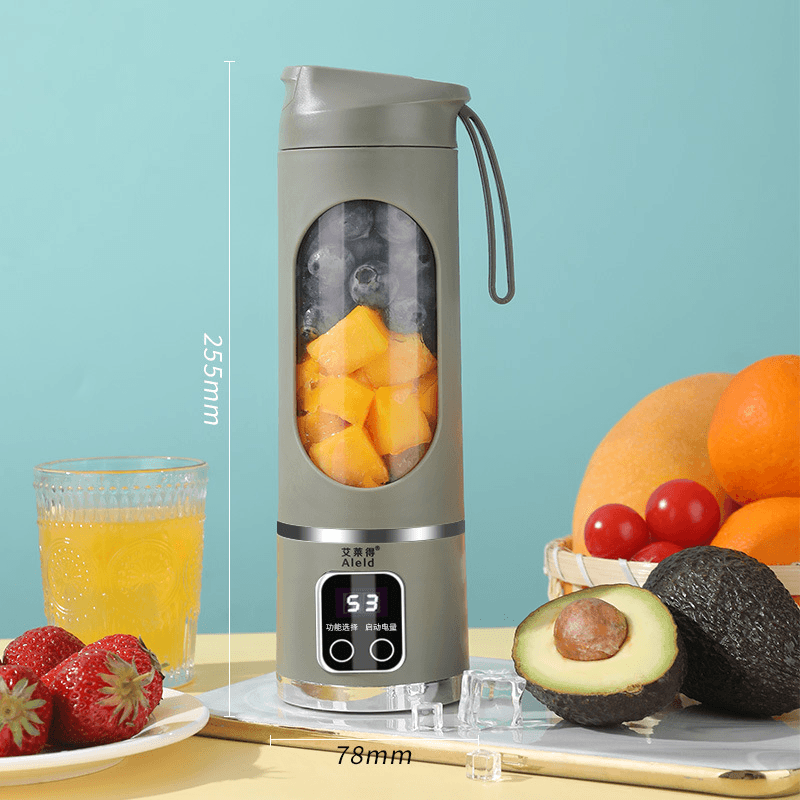Green 7.4V Portable Blender Smoothie Maker 450 ml Wireless - Green Smoothie